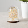50th Gold Anniversary Personalised Keepsake Dome, thumbnail 2 of 4
