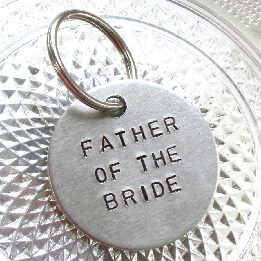 Father Of The Bride / Groom Gift Key Ring, 1 of 7