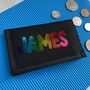 Personalised Stocking Filler Children's Rainbow Wallet, thumbnail 1 of 4
