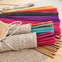 Handmade Hessian Wrapped Indian Incense Stick Mixed Custom Bundle, thumbnail 2 of 8