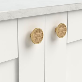 Oak, Walnut, Zebrano And Maple Cupboard Drawer Knobs, 6 of 8