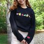 The Fruit Salad Embroidered Sweater, thumbnail 3 of 6