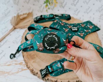 Happy Highland Cow Dog Collar, 9 of 9