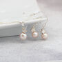 Pearl Pendant And Earrings Set With Silver Star, thumbnail 2 of 12