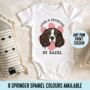 Springer Spaniel Baby Onesie, thumbnail 1 of 6