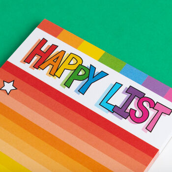 Happy List Slim Notepad, 3 of 8