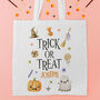 Halloween Pumpkin Trick Or Treat Tote Bag Gift Sweets, thumbnail 1 of 1