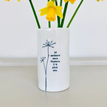 Mum Porcelain Flower Vase, 3 of 6