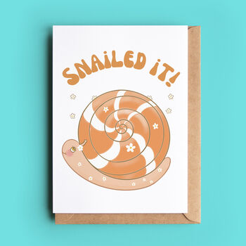 Snailed It! Well Done And Congratulations Gift Mug, 2 of 4