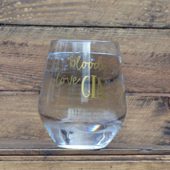 Wording Gin Glasses, 4 of 6