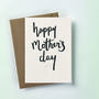 'Happy Mother’s Day' Script Letterpress Card, thumbnail 2 of 3
