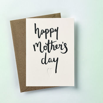 'Happy Mother’s Day' Script Letterpress Card, 2 of 3
