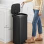 Kitchen Bin Tall Large Metal Waste Pedal Trash Can, thumbnail 3 of 12