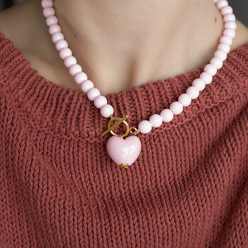 Pink Heart Bead Bracelet, 4 of 4