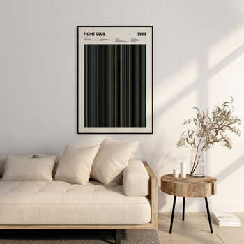Custom Movie Barcode Poster Choose Any Movie, 5 of 9