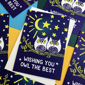 Wishing You Owl The Best Get Well Card, 2 of 3