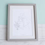 Personalised Wedding Day Line Drawing Portrait Print, thumbnail 8 of 12