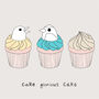 Cheeky Birds And Cupcakes Children's Birthday Card, thumbnail 2 of 2