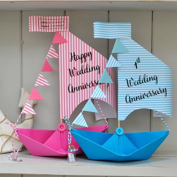 Personalised Birthday Sail Boat Card, 11 of 12