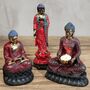 Antique Buddha Devotee Candle Holder, thumbnail 4 of 4