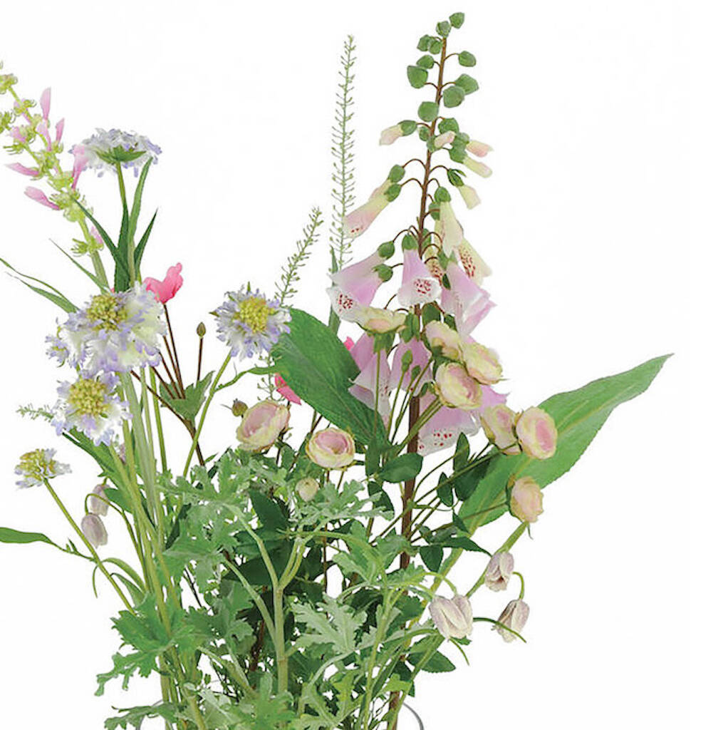 Luxury Artificial Wild Floral Arrangement And Vase By Lime Tree London