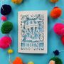 Personalised Papercut Bon Voyage Card, thumbnail 1 of 9