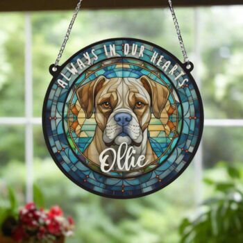 Boxer Memorial Suncatcher, 5 of 6