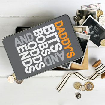 Personalised 'Bits And Bobs' Storage Tin, 2 of 5
