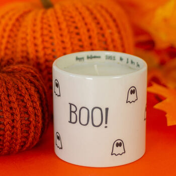 Boo! Handmade Halloween Candle, 2 of 4