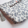 Personalised Baby Nappy Zipper Pouch Bag, thumbnail 7 of 8