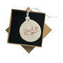 Thank You Ceramic Hanging Decoration – Keepsake Gift, thumbnail 1 of 8