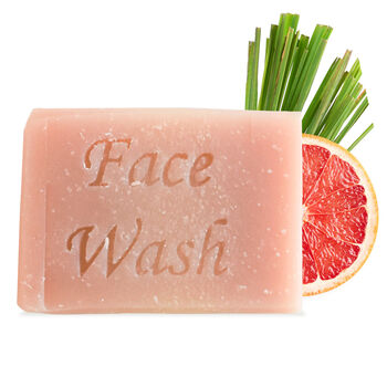 Grapefruit And Lemongrass Face Wash Bar – Gentle, Plastic Free Cleanser, 2 of 12