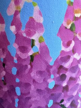 Dancing Lupins Floral Lampshade, 6 of 8