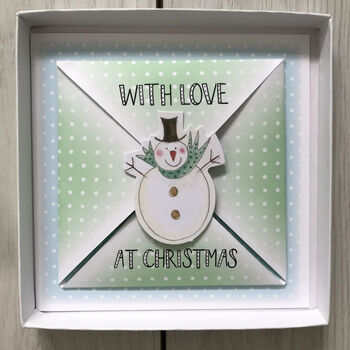 Letterbox Personalised Snowman Christmas Voucher, 4 of 5