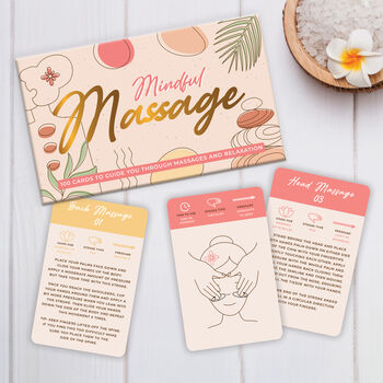 Mindful Massage Card Pack – A Path To Relaxation And Wellness, 3 of 3
