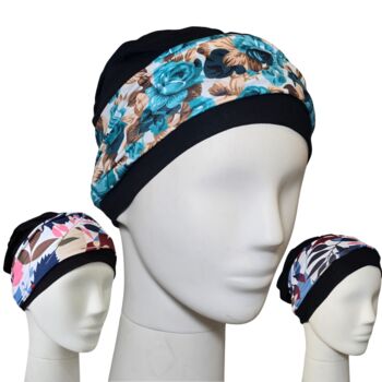 Ultra Comfort Cancer Chemo Cap + Three Headband, 2 of 5