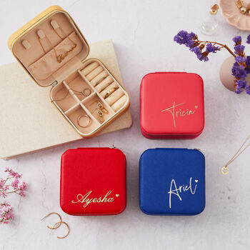 Custom Jewelry Box, Travel Jewellery Box, 3 of 11