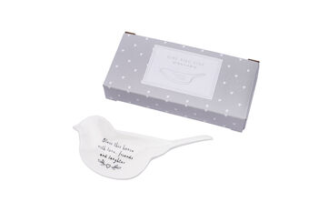 Love Bird Ring Dish With Slogan And Gift Box, 2 of 4