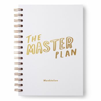 Master Plan Hardback Personalised Notebook, 5 of 8