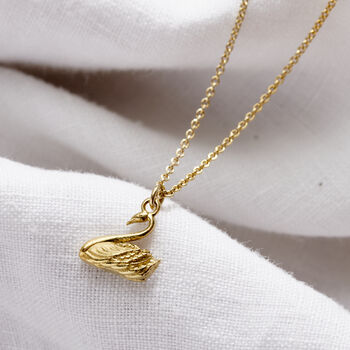 Soulmate Swan Charm Necklace, 2 of 8