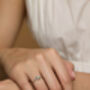 Sterling Silver Aquamarine Ring, thumbnail 2 of 9