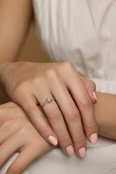 Sterling Silver Aquamarine Ring, 2 of 9