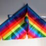 Rainbow Delta Kite By Morgan Kites, thumbnail 1 of 5