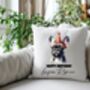 Personalised French Bulldog Birthday Party Cushion C, thumbnail 1 of 2