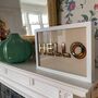 Date Personalised Letter Gold And Glass Sign, thumbnail 3 of 5