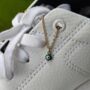Tiny Evileye Shoe Lace Charm Sneaker Accessories, thumbnail 1 of 3