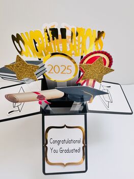 2025 Graduation Congratulations 3D Card, 2 of 5