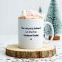 Personalised Winter Gonks Christmas Mug, thumbnail 8 of 8