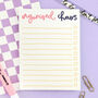 'Organised Chaos' A6 Notepad, thumbnail 2 of 4
