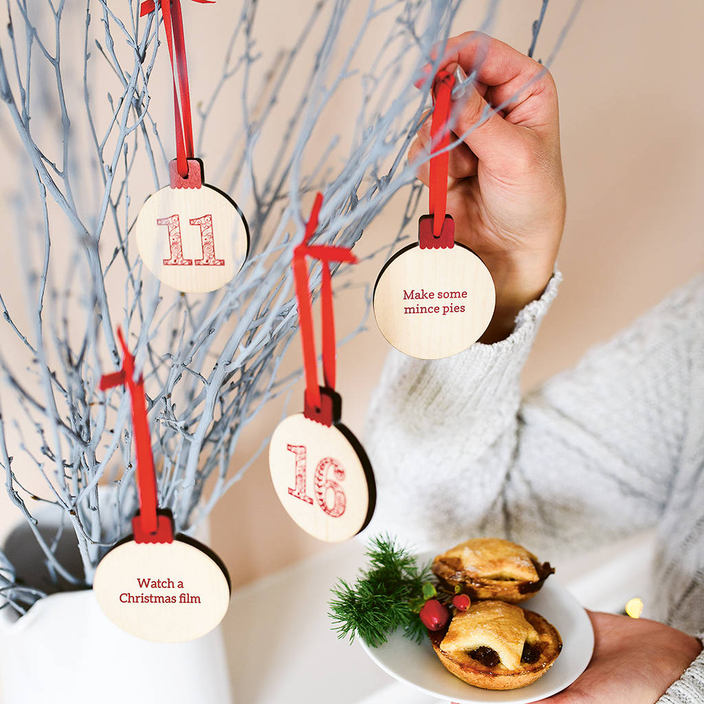 Personalised Wooden Activity Advent Calendar, 1 of 5